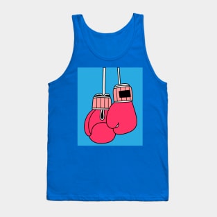 Boxing Female Boxer Retro Boxing Gloves Tank Top